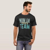 言語病理士のためのスピーチニンジャチーム Tシャツ (正面フル)