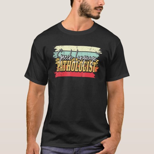 言語病理士 音声言語療法 Tシャツ (正面)
