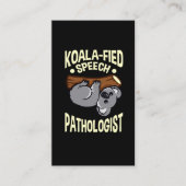 言語病理学者かわいいコアラ語先生 名刺 (正面)