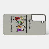 言語病理学者の子ども SAMSUNG GALAXYケース (裏面横)