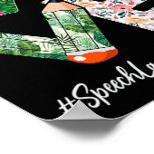 言語病理学者ラブアース救デート ポスター (角)