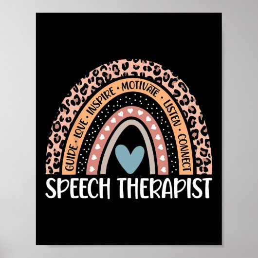 言語病理学者100th Day Of School Slp Thera ポスター (正面)