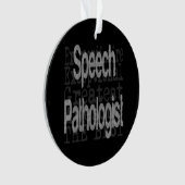 言語病理学者 オーナメント (正面)