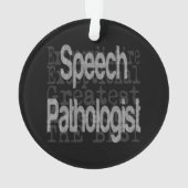言語病理学者 オーナメント (裏面)
