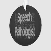 言語病理学者 オーナメント (正面)