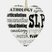 言語病理学者 セラミックオーナメント (右)