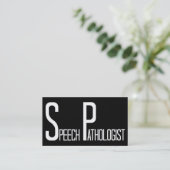 言語病理学者 名刺 (スタンド正面)