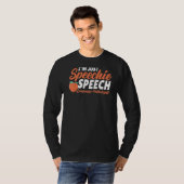 言語病理学音声セラピーI Love Tシャツ (正面フル)