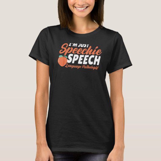 言語病理学音声セラピーI Love Tシャツ (正面)