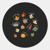 言語病理学音声セラピーSLP Fal ラウンドシール (正面)