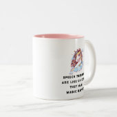 言語療法士はユニコーンの言語聴覚療法のようです ツートーンマグカップ (正面右)