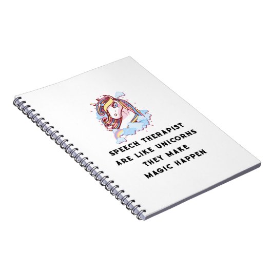 言語療法士はユニコーンの言語聴覚療法のようです ノートブック (右側)