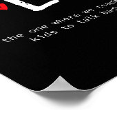 言語療法士ギフトの教師Tシャツ ポスター (角)