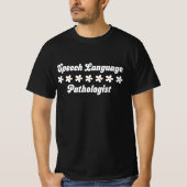 言語療法士レトロダイジー花 Tシャツ (正面)