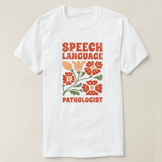 言語療法士 Tシャツ (デザイン正面)