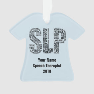 言語療法士SLP オーナメント