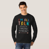 言語療法教師 言語病理士 Tシャツ (正面フル)