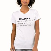 言語療法Tシャツ、チャットSLP