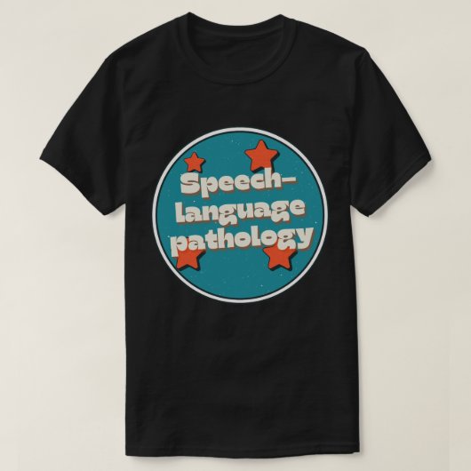言語聴覚療法 Tシャツ (デザイン正面)
