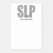 言語聴覚療法SLPを個人化して下さい ポストイット (正面)