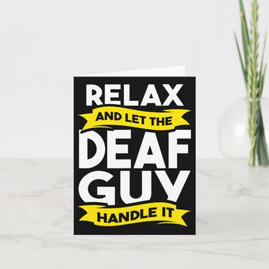 言語聴覚障害者への配慮 聴覚障害とアメリカ手話 カード (正面)