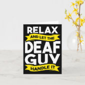 言語聴覚障害者への配慮 聴覚障害とアメリカ手話 カード (黄色い花)