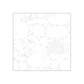 言語,アクアヘイズウッドアートスタンプ ラバースタンプ (インプリント)