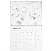 言語、グレークラウド カレンダー (2月 2027)