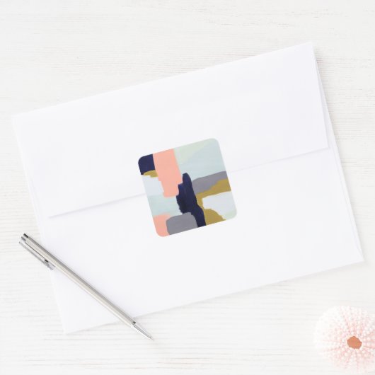 言語 スクエアシール (封筒)