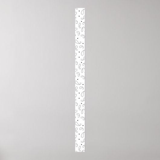 言語、ダークグレーのペデスタル記号 ポスター (正面)