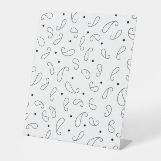 言語、ダークグレーのペデスタル記号 台座サイン (正面)