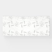 言語，ライトグレー，ゲイエザーバナー 横断幕 (横)