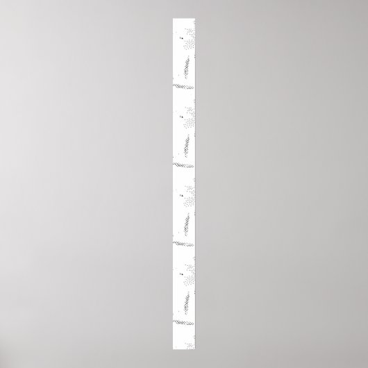 言語，ライトグレー，ゲイザー台座標識 ポスター (正面)