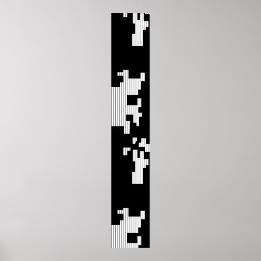 言語、砂漠嵐の台座標識 ポスター (正面)