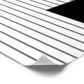 言語、砂漠嵐の台座標識 ポスター (角)