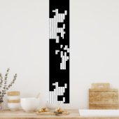 言語、砂漠嵐の台座標識 ポスター (キッチン)