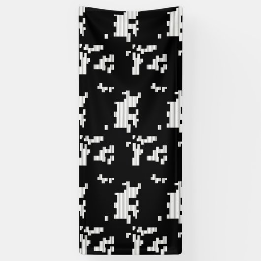 言語、砂漠嵐バナー 横断幕 (縦)