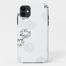 言語、雪のドリフト iPhone 11 ケース