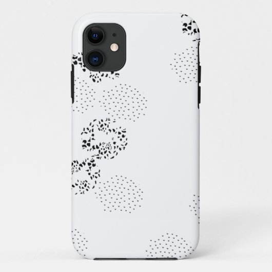言語、雪のドリフト Case-Mate iPhoneケース (裏面)