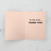 言語Multilingual Pink Blackレトロ カード (内部)