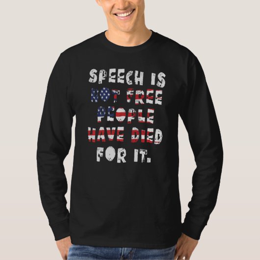 言論の改正の自由 Tシャツ (正面)