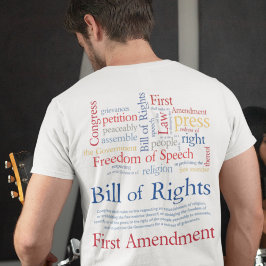 言論の自由の第一修正版 Tシャツ