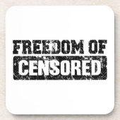 言論の自由は正確ではないかもしれない コースター (正面)