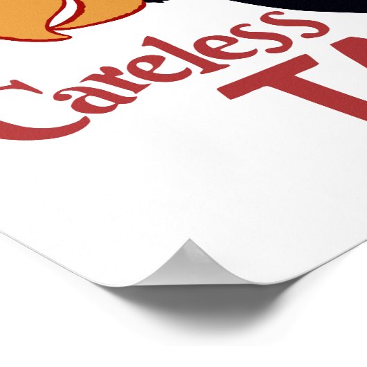 言論の自由は無頓着な話を意味しない!- – 第二次世界大戦 ポスター (角)