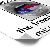 言論の自由は理解されることを意味しない ポスター (角)