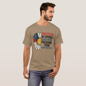 言論の自由は結果からの自由を意味しない Tシャツ (正面フル)