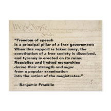 言論の自由は自由政府の柱
