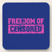 言論の自由もそうでないかもしれない コースター (正面)