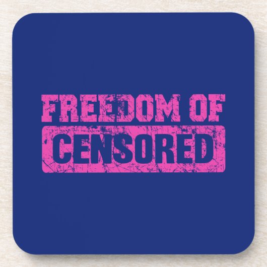 言論の自由もそうでないかもしれない コースター (正面)