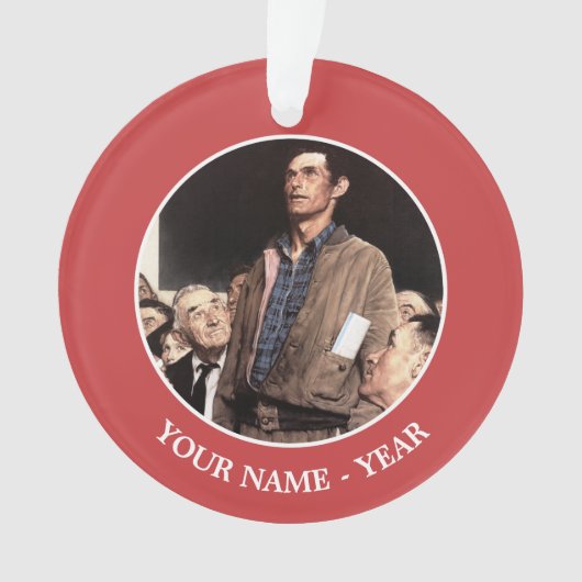 言論の自由 オーナメント (正面)